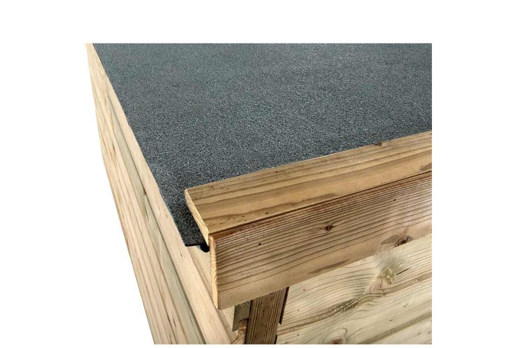 Glorenza kippenhok Adri | 363 x 95 x 124 cm afwerking dak 
