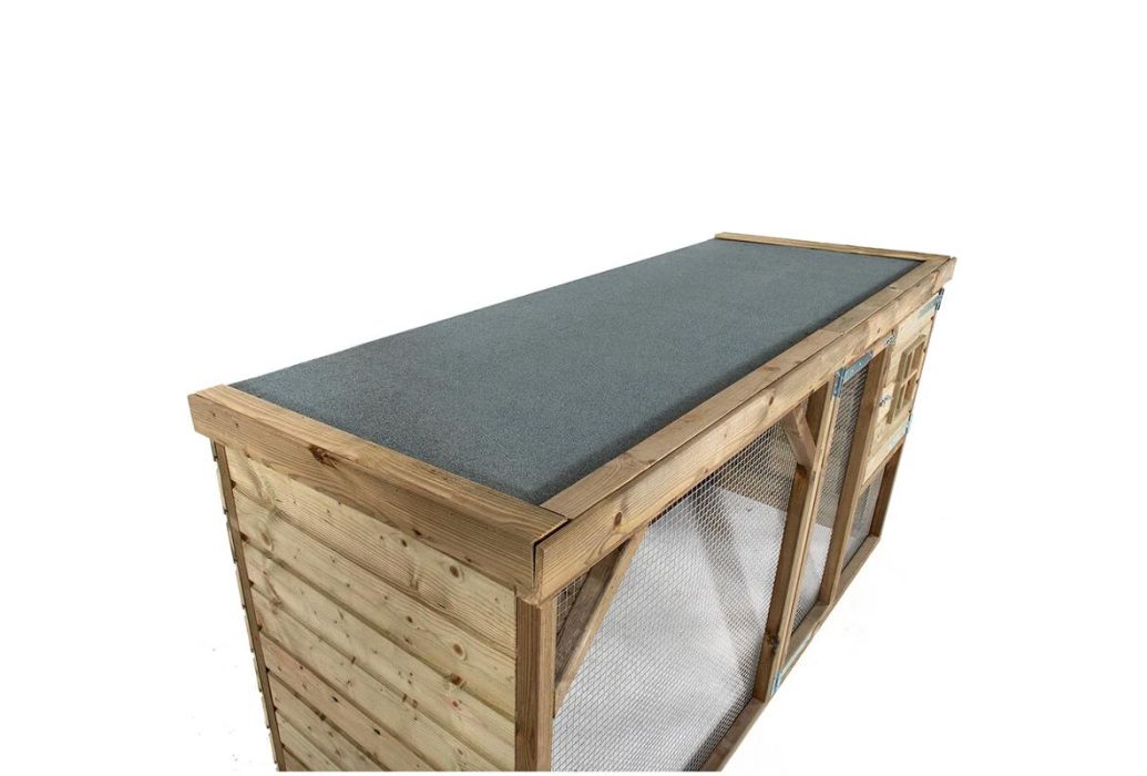 Glorenza konijnenhok Binky | 363 x 95 x 124 cm bovenkant