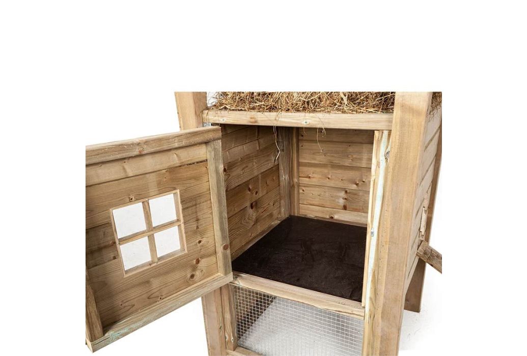 Glorenza konijnenhok Hooiberg Evie | 340 x 110 x 190 cm binnenin