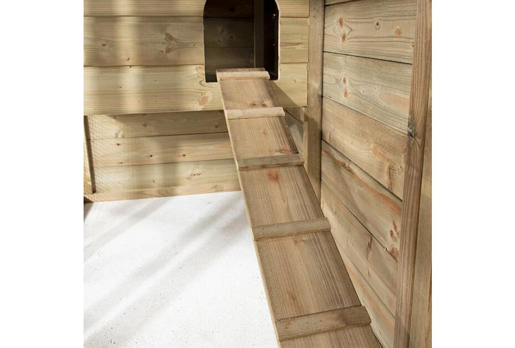 Glorenza konijnenhok Hooiberg Evie | 340 x 110 x 190 cm trap 