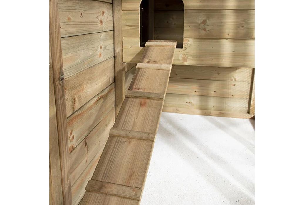 Glorenza kippenhok Jumper | 363 x 95 x 148 cm trappetje