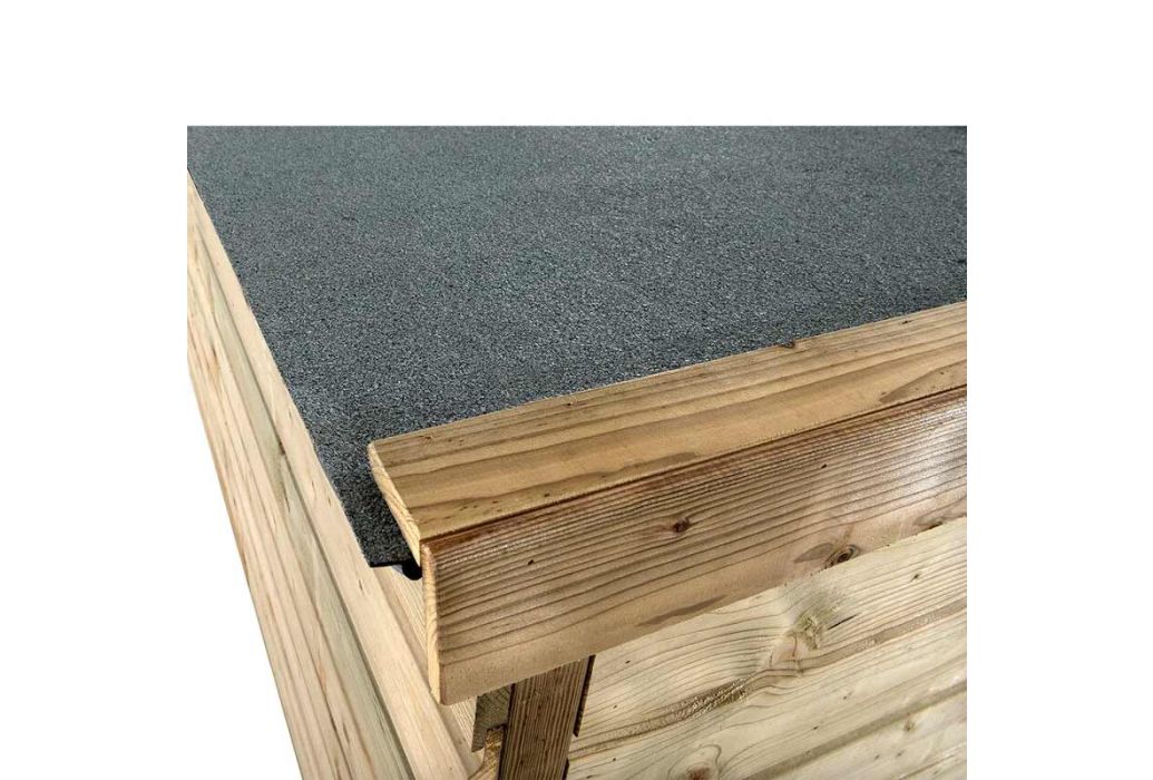 Glorenza konijnenhok Jip | 243 x 95 x 124 cm afwerkingen
