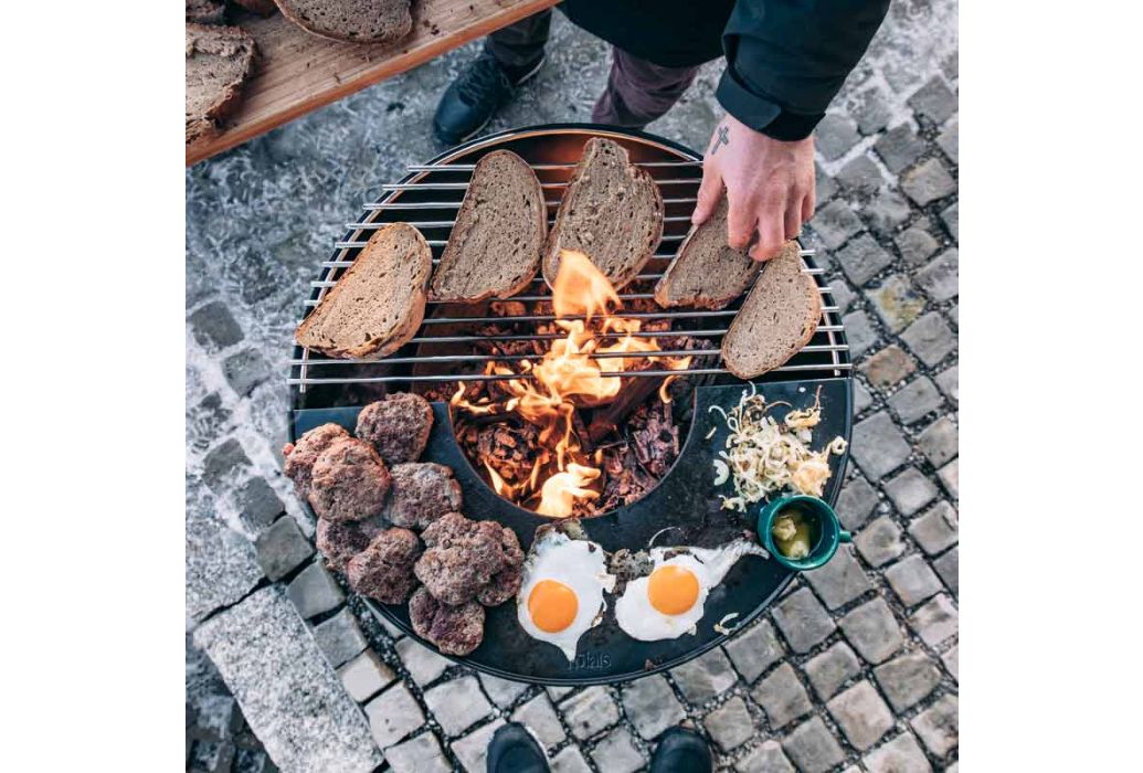 Höfats plancha voor bowl 57 cm met grill