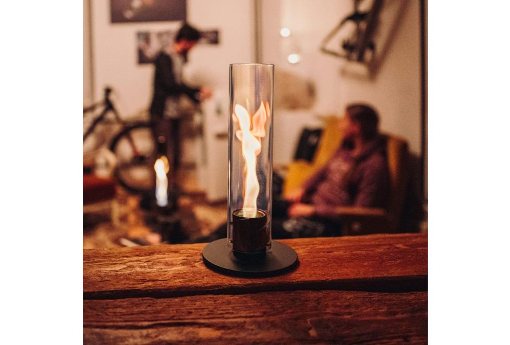 Höfats tafelvuur Spin 90 zwart binnen