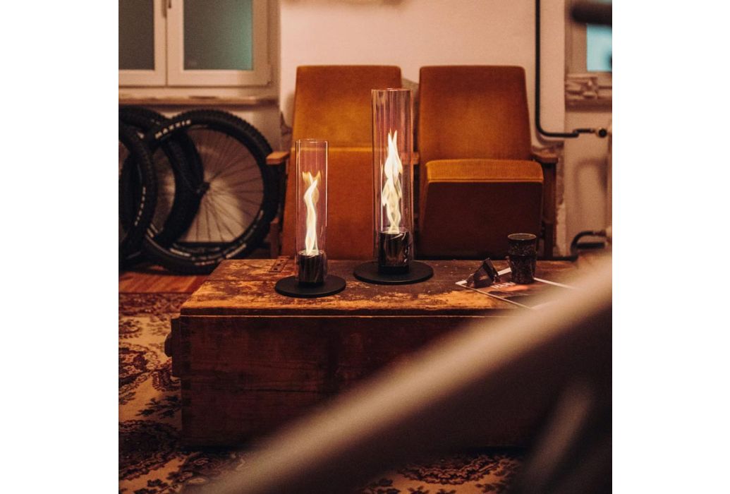 Höfats tafelvuur Spin 90 zwart tafel