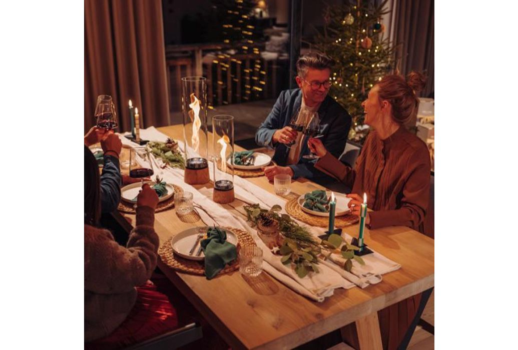 Höfats tafelvuur Spin Air 900 hout kerst