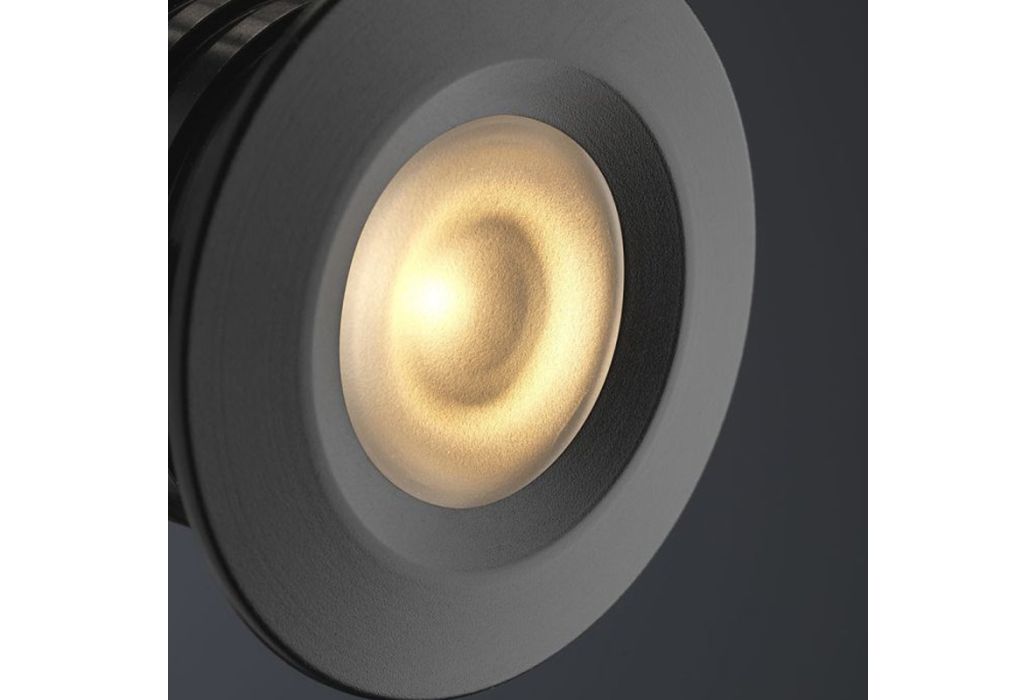 Hamulight LED inbouwspot Pals zwart zijkant