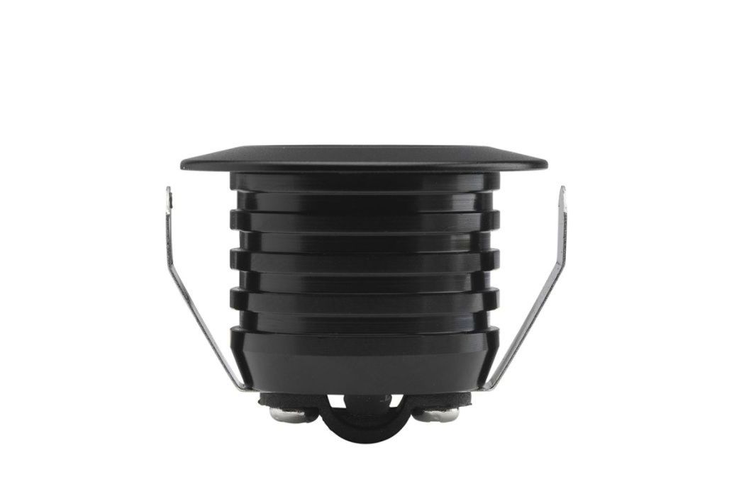 Hamulight LED inbouwspot Pals zwart zijaanzicht