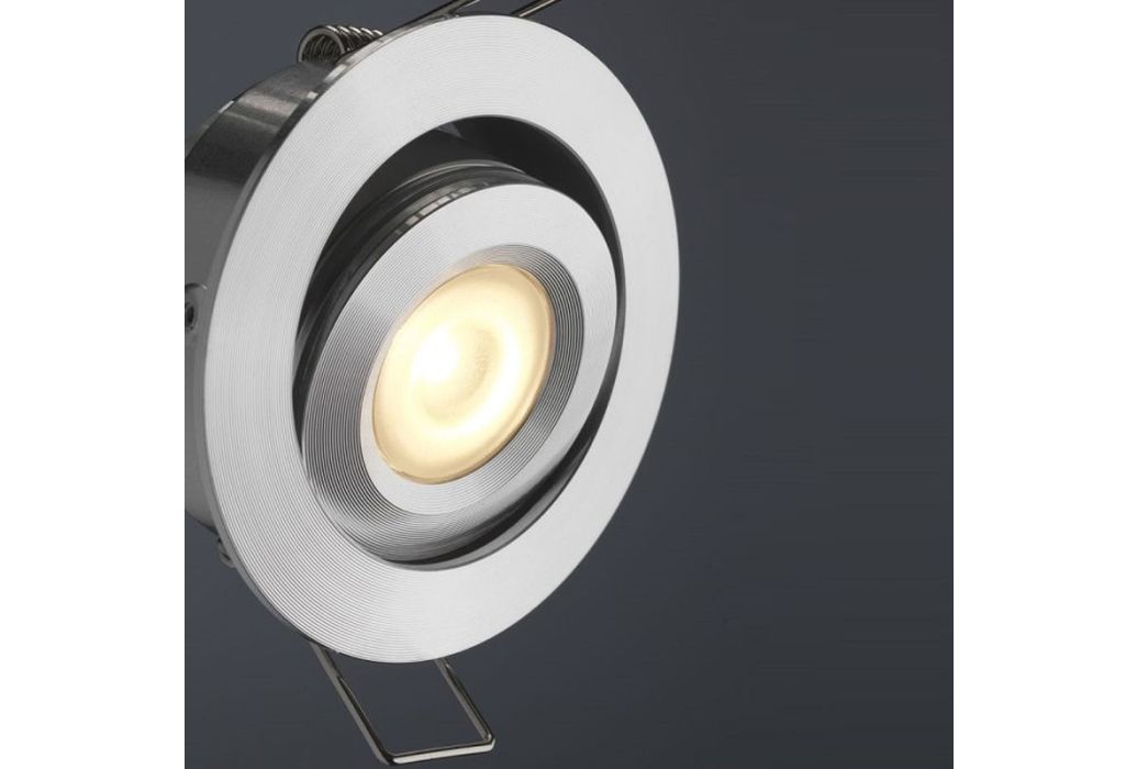 Hamulight LED inbouwspot Toledo gekanteld