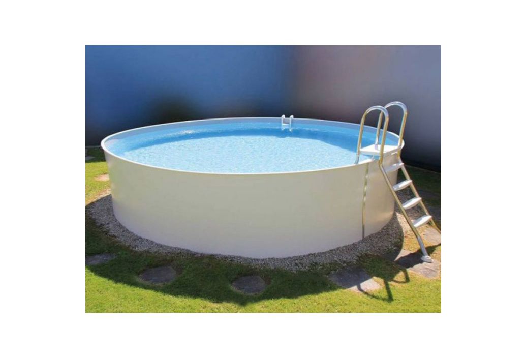 Happy Pool metalen zwembad Ø 300 cm x 120 cm bovengronds
