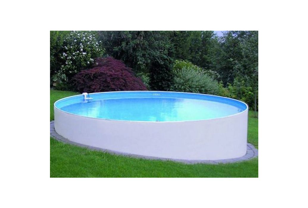 Happy Pool metalen zwembad Ø 300 cm x 120 cm half ingegraven