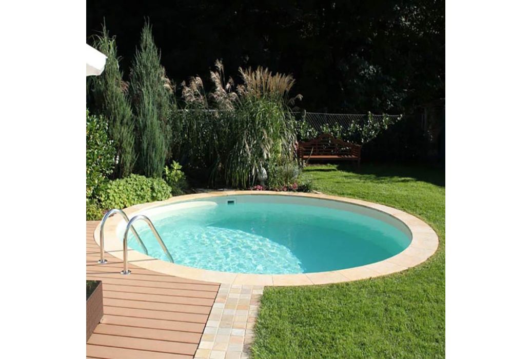 Happy Pool metalen zwembad Ø 300cm x 150cm ingegraven