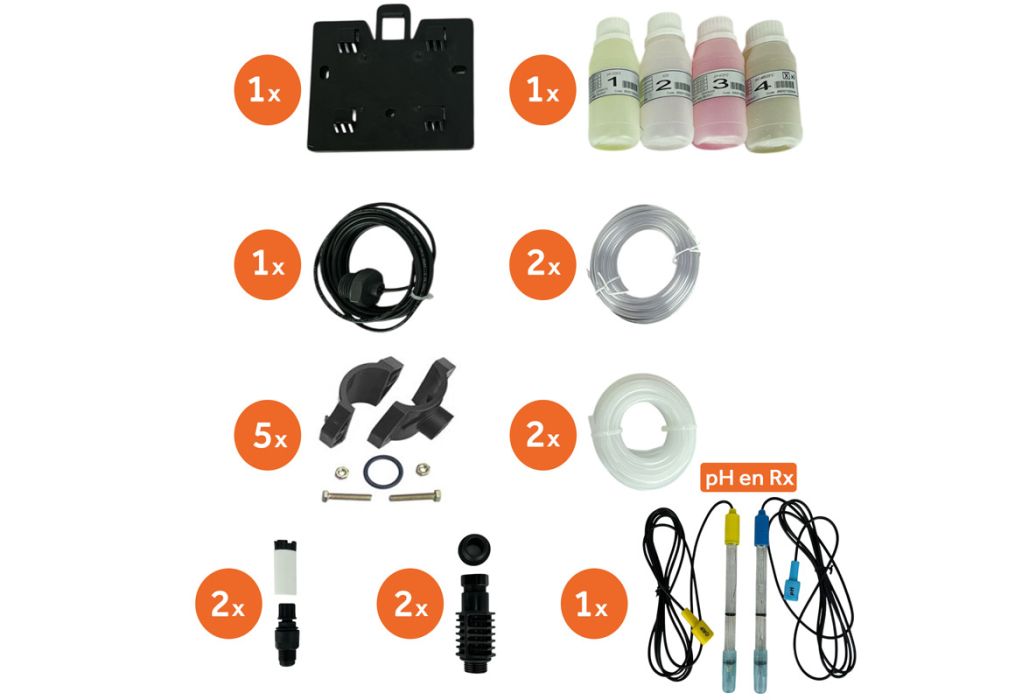 Hayward Easy Chem pH en chloorregelaar accessoires