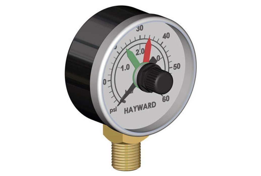 Hayward manometer voor filtervat 2