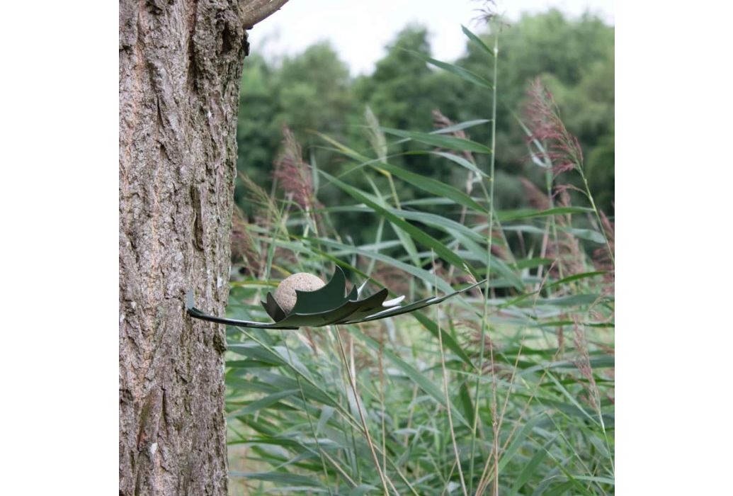 Heeej Leaf Me vogelvoederschaal groen sfeerbeeld