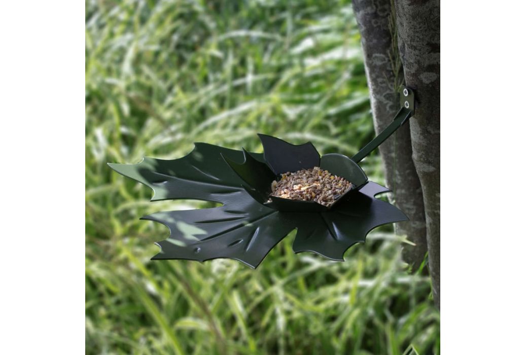 Heeej Leaf Me vogelvoederschaal groen sfeerbeeld