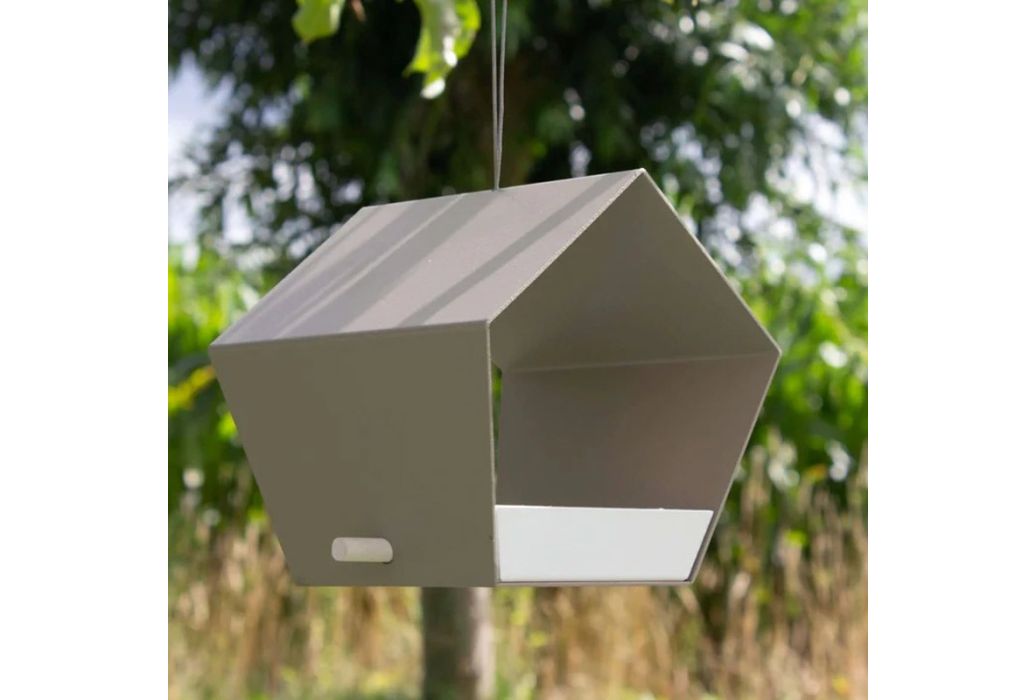 Heeej Small Diamond hangend voederhuisje zand sfeerbeeld