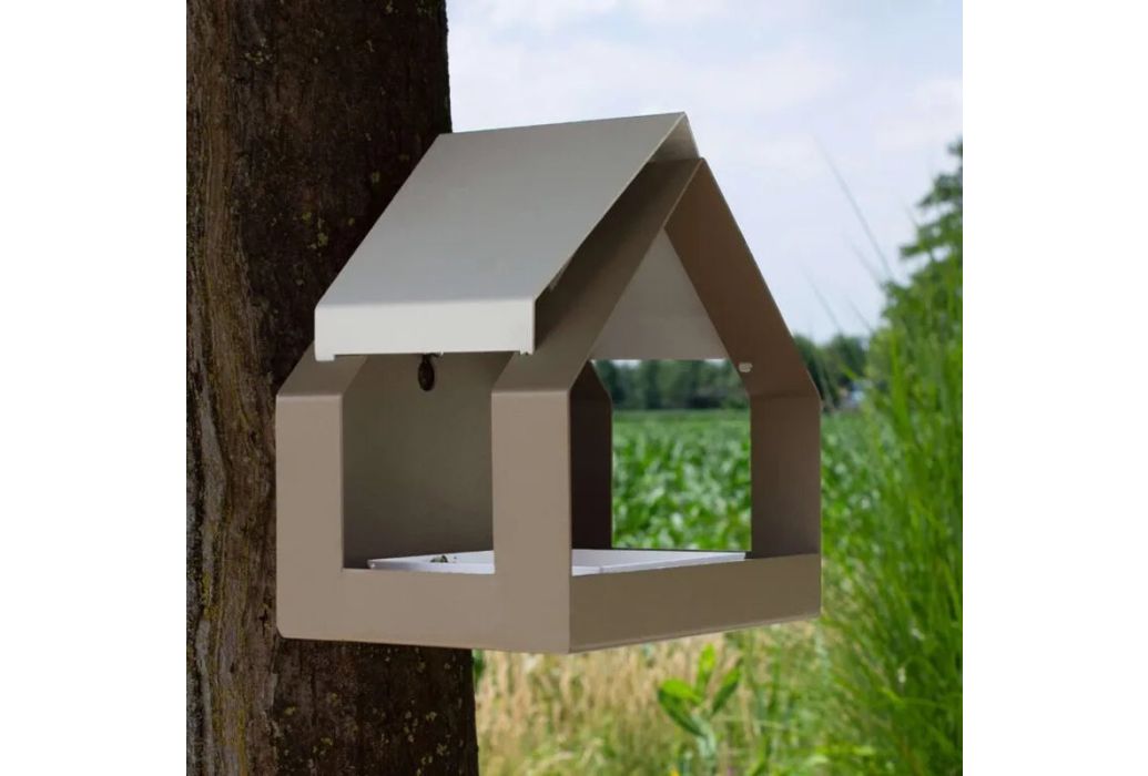 Heeej The Barn wand vogelvoederhuisje zand & wit sfeerbeeld