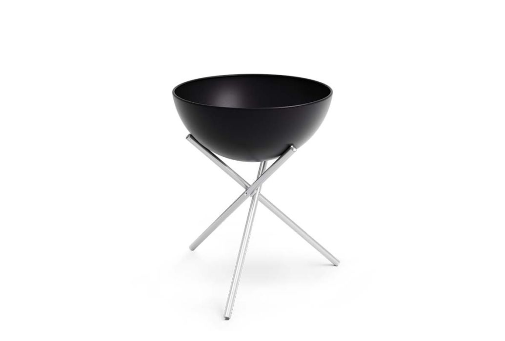 Hofäts bowl vuurschaal met hoog standaard 57 cm leeg