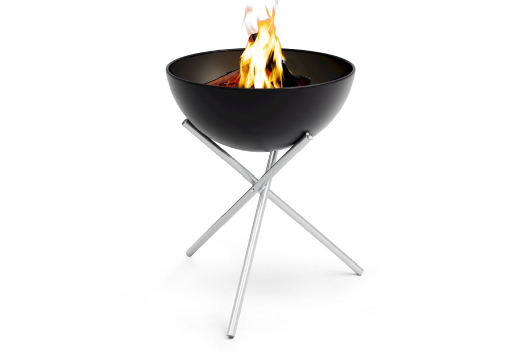 Höfats bowl vuurschaal & BBQ met hoog standaard 70 cm vuur