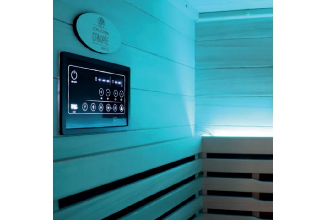 Holl’s Canopee infrarood sauna bedieningspaneel
