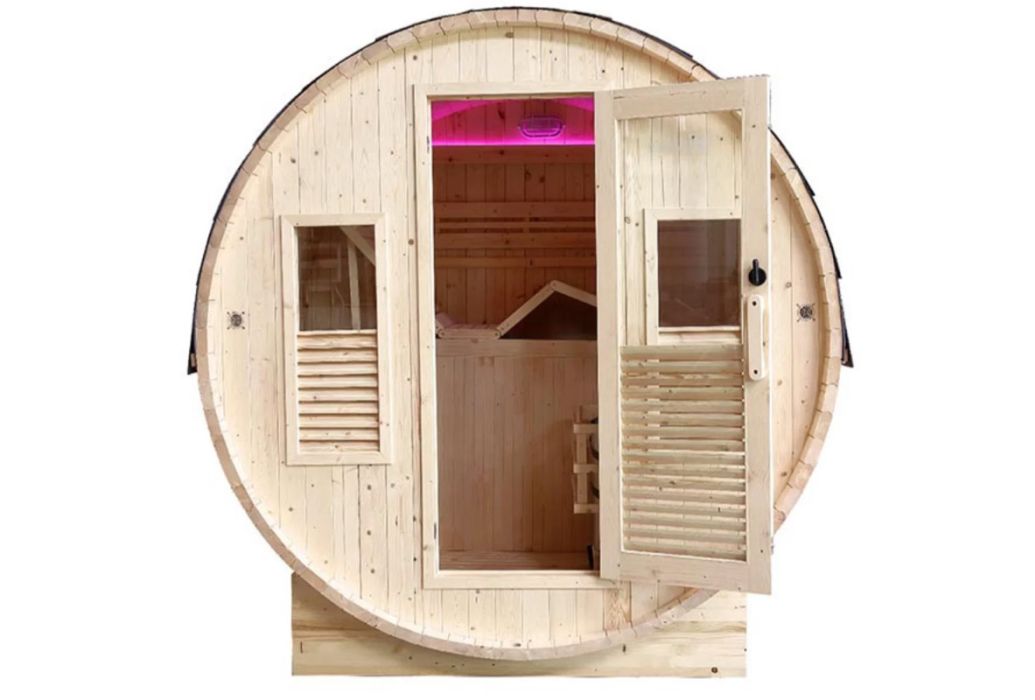 Holl’s Gaïa Bella barrelsauna voorkant