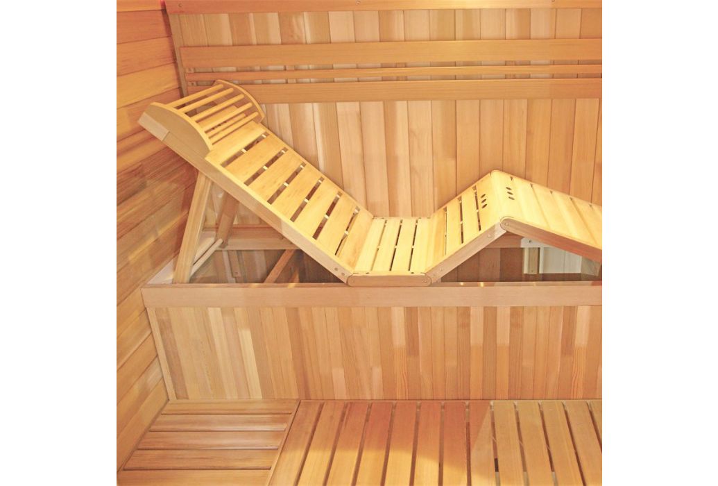 Holl’s Gaïa Nova buitensauna ligbank