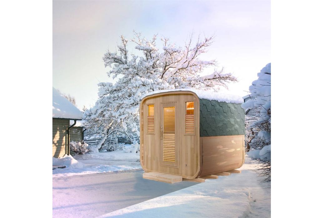Holl’s Gaïa Nova buitensauna buiten
