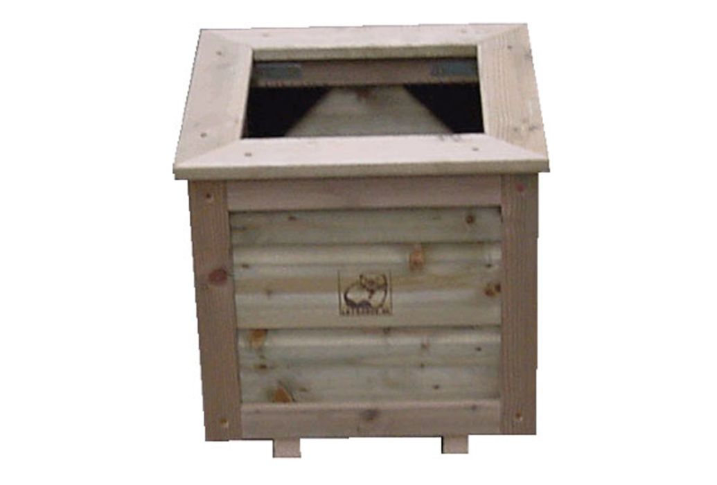 Houten plantenbak