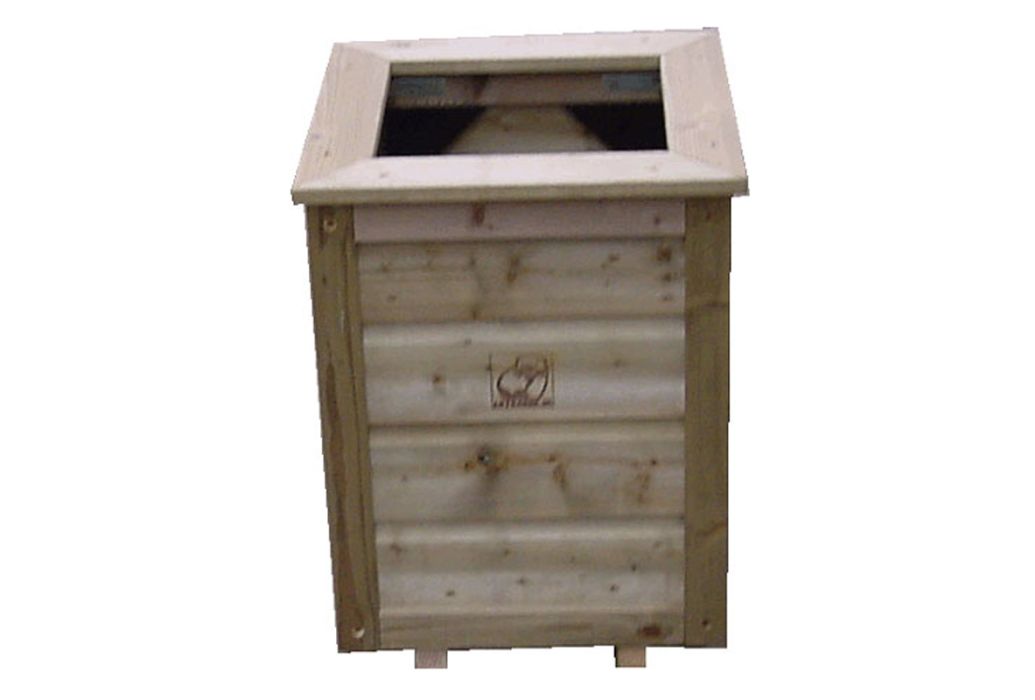 Lutra Houten plantenbak 40 x 40 x 55 cm