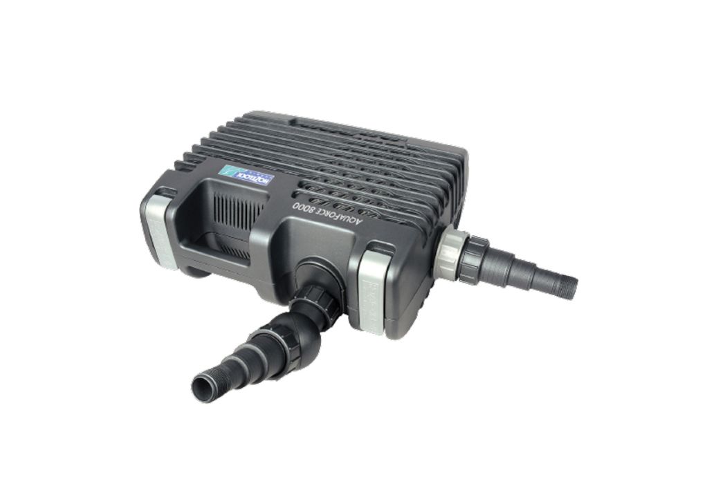Hozelock vijverpomp AquaForce 8000 zij- en bovenkant
