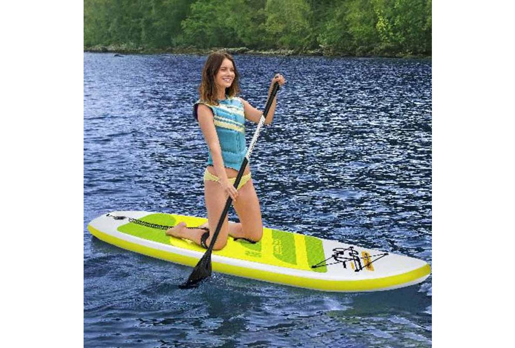 Hydro Force Sea Breeze SUP board set in gebruik