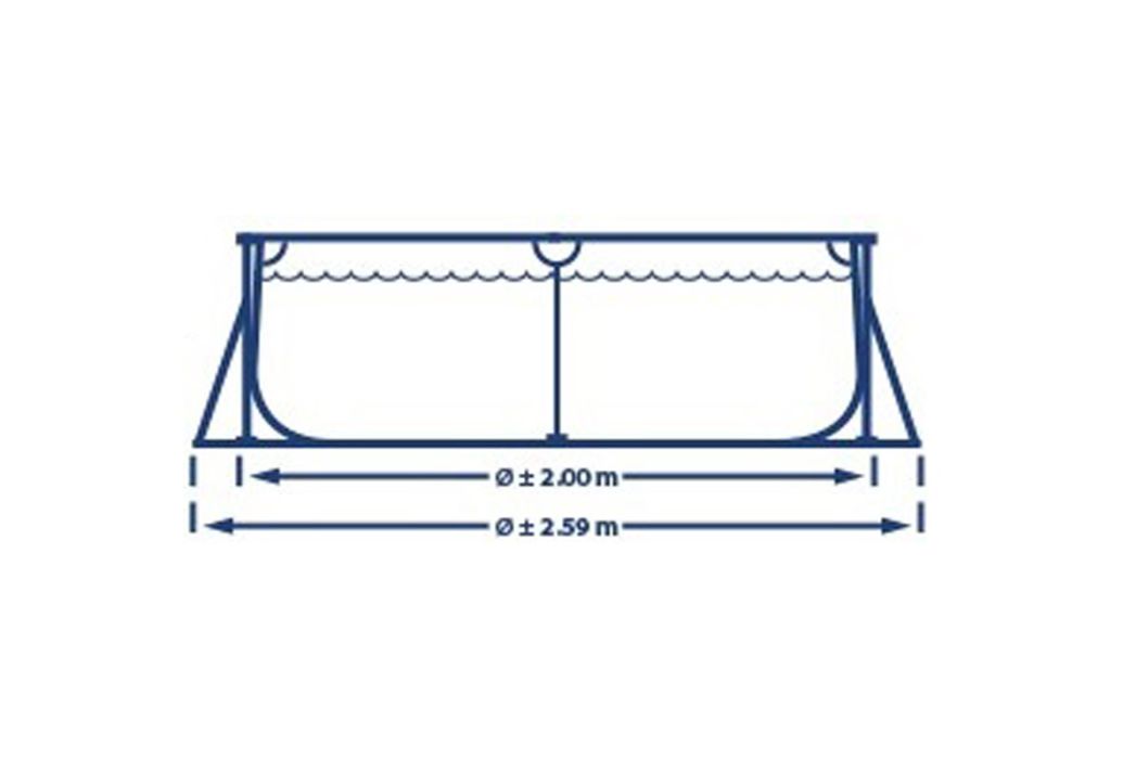 Intex Zwembad Metal Frame diameter