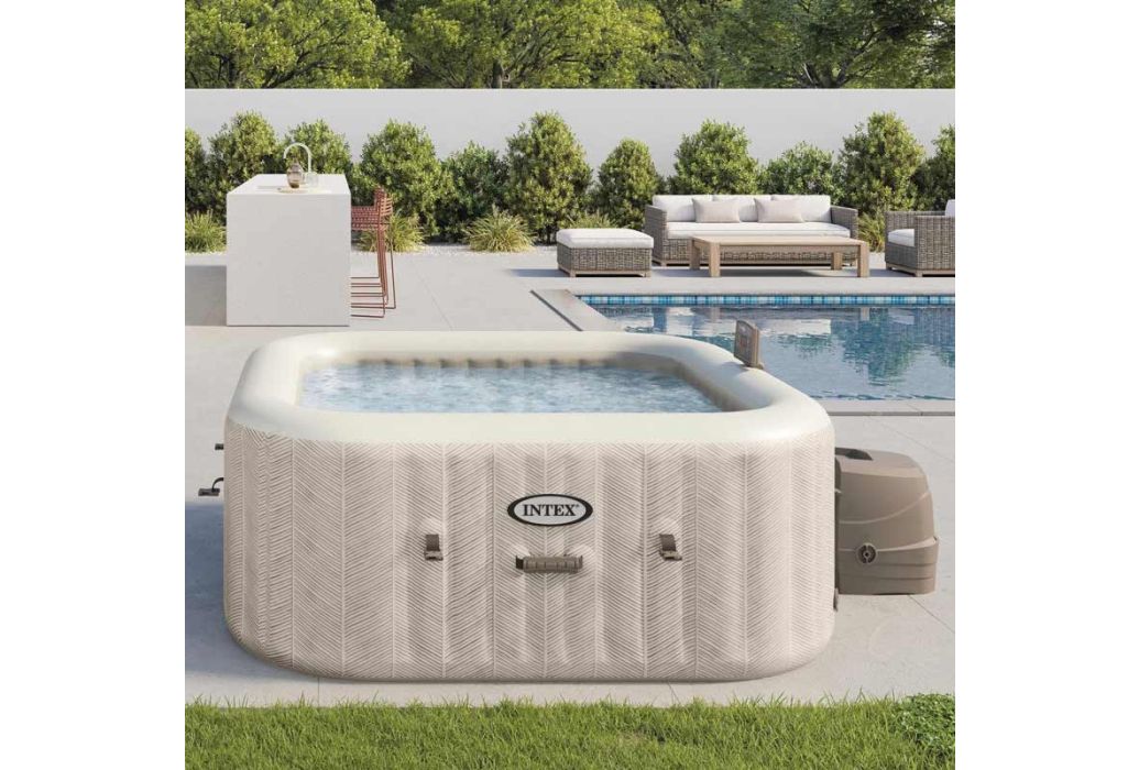 Intex Chevron Deluxe opblaasbare spa 4 persoons sfeerbeeld 