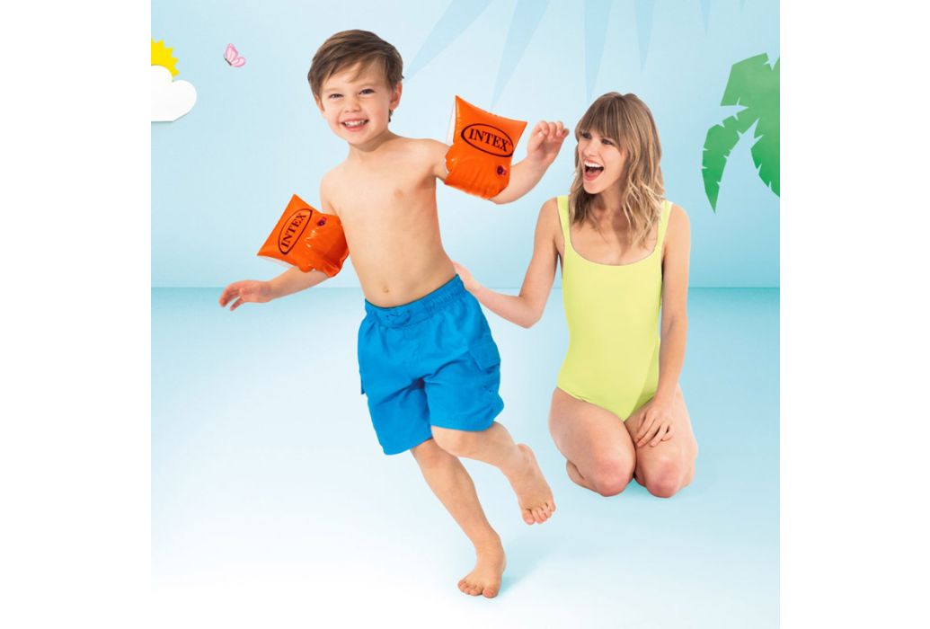 Intex deluxe zwembandjes voorbeeld