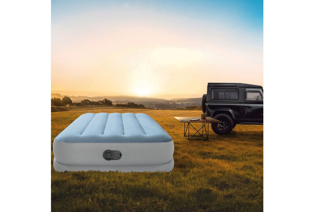 Intex Dura Beam met Quickfill pomp 1 persoons sfeerbeeld