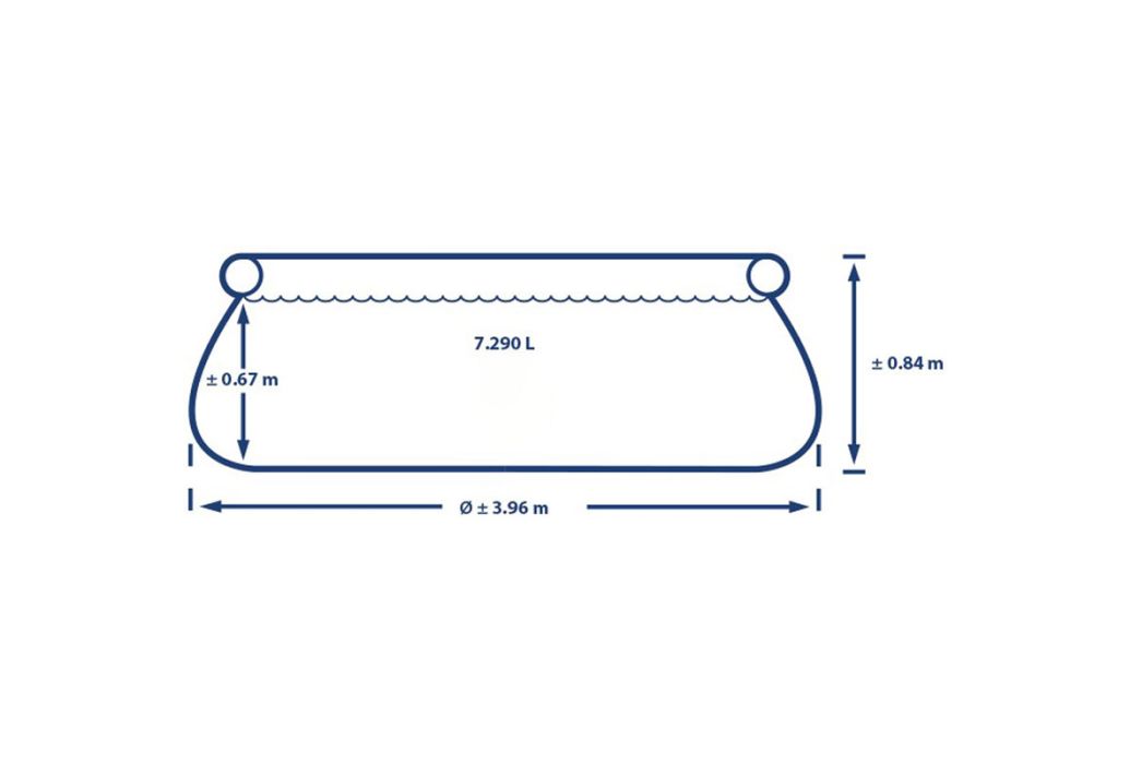 Intex Easy Set Zwembad | 396 x 84cm inhoud