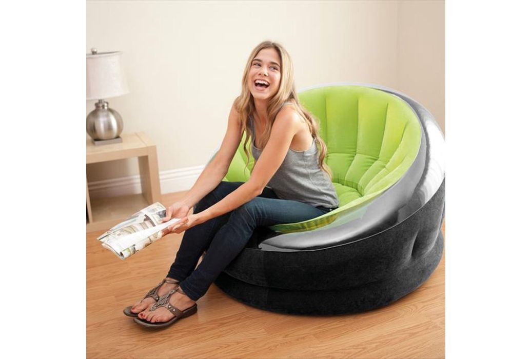 Intex Empire ronde loungestoel groen sfeerbeeld