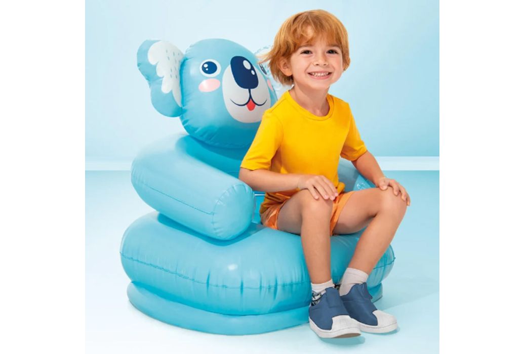 Intex Happy Animal loungestoel blauw
