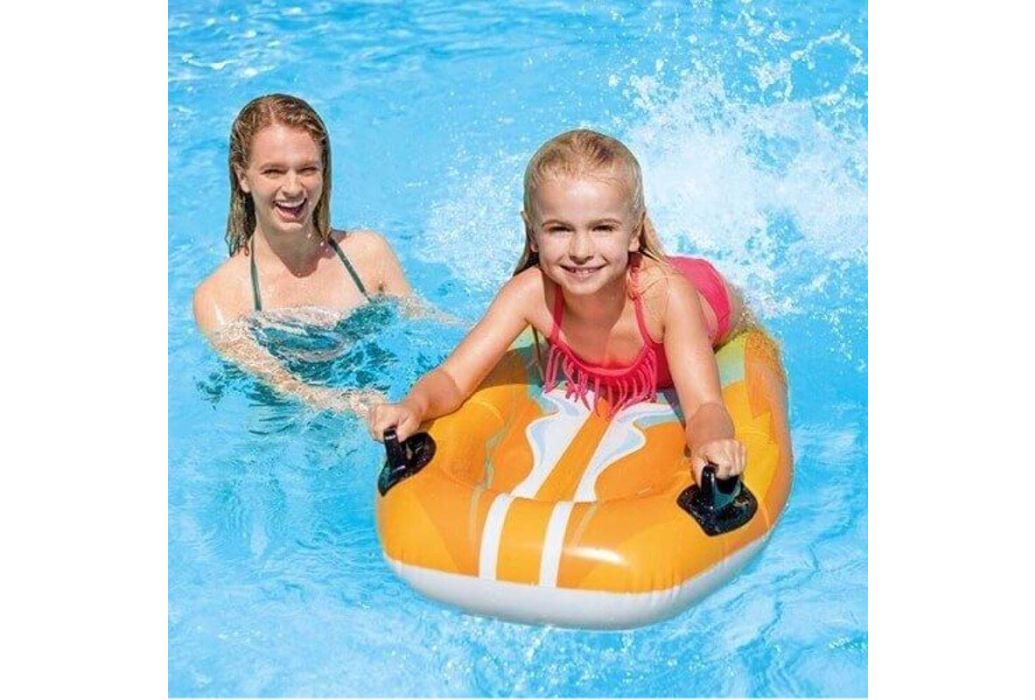 Intex Joy Rider board oranje zwembad