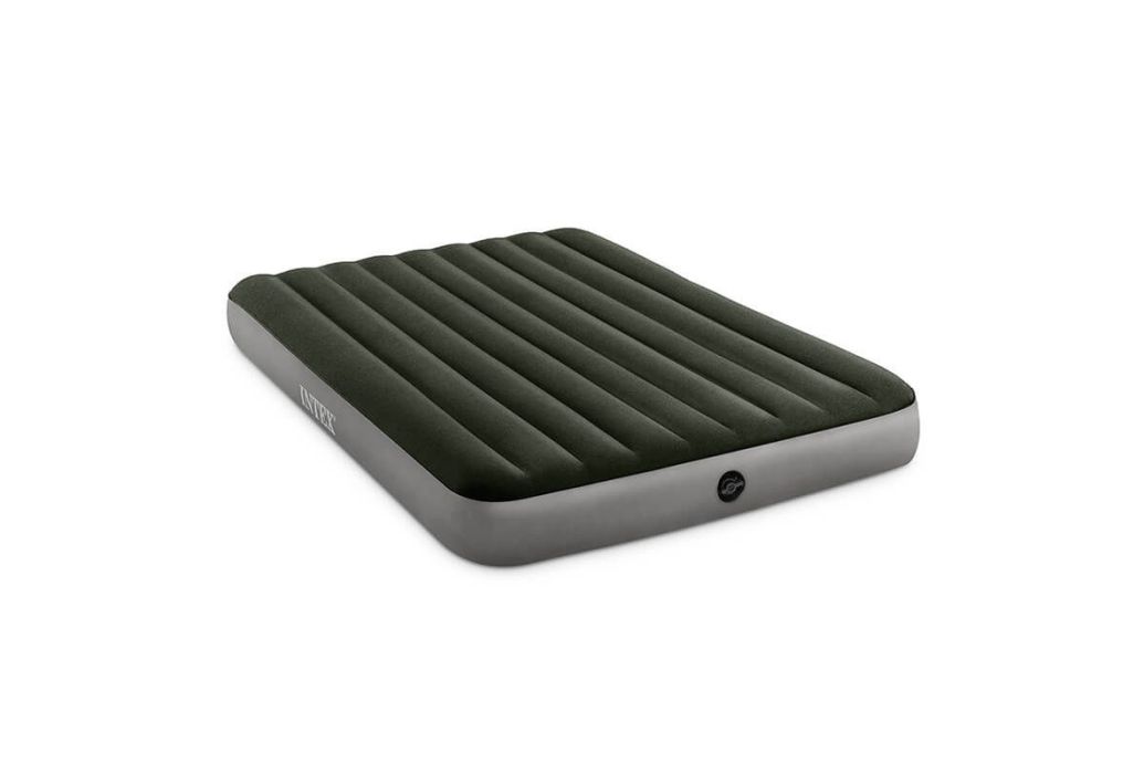 Intex Queen Prestige Downy compact met pomp 2 persoons zijkant