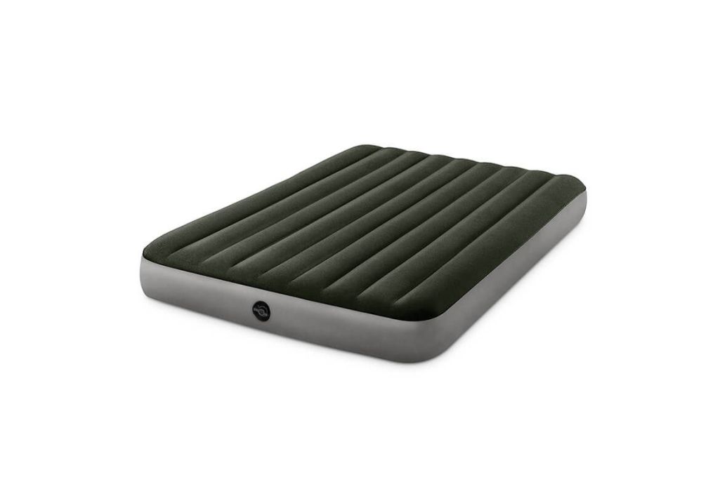 Intex Queen Prestige Downy compact met pomp 2 persoons zijkant