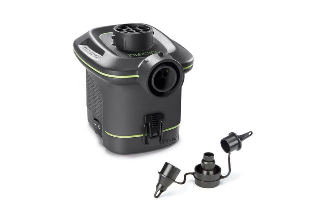 Intex Queen Prestige Downy compact met pomp 2 persoons batterijpomp Intex QuickFill