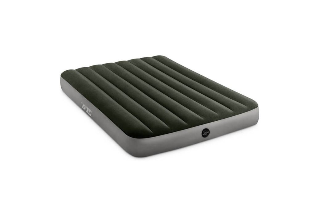 Intex Prestige Downy luchtbed compact met pomp Twijfelaar zijaanzicht