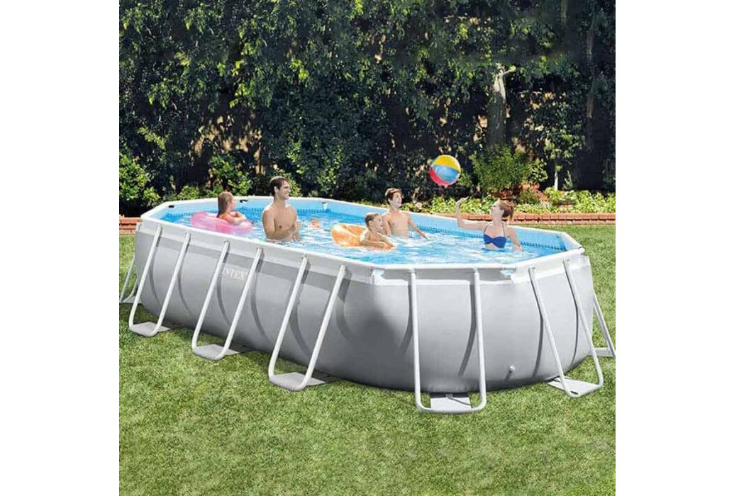 Intex Prism Frame zwembad | 503 x 274 x 122cm complete set sfeer