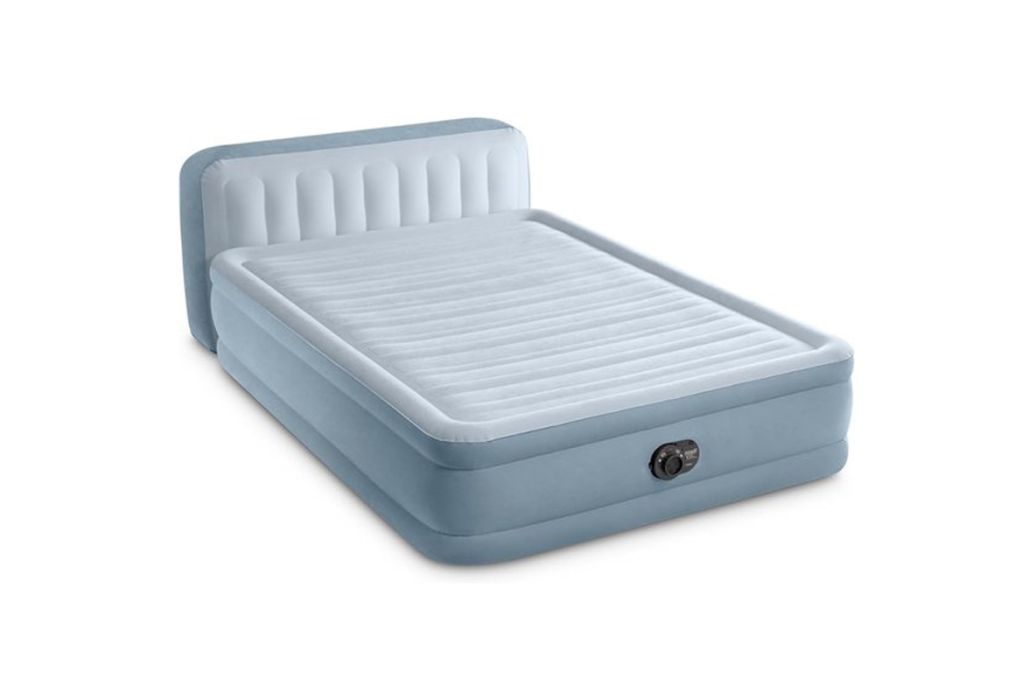 Intex Queen Plush met ingebouwde pomp 2 persoons zijkant