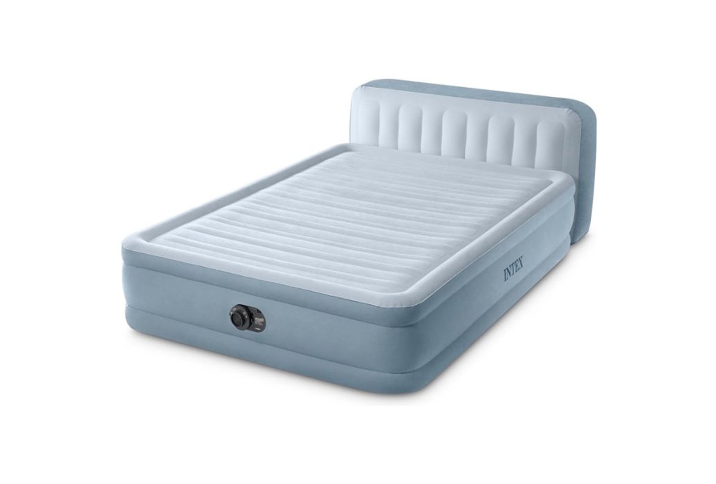Intex Queen Plush met ingebouwde pomp 2 persoons bovenkant