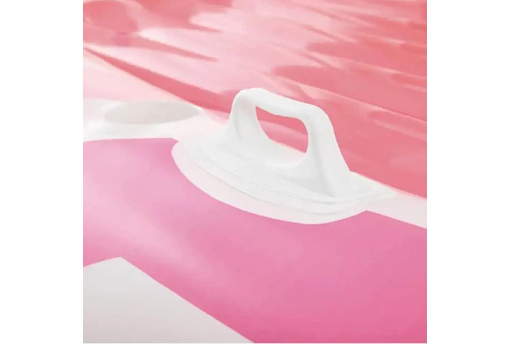 Intex roze opblaasbare boot handvaten