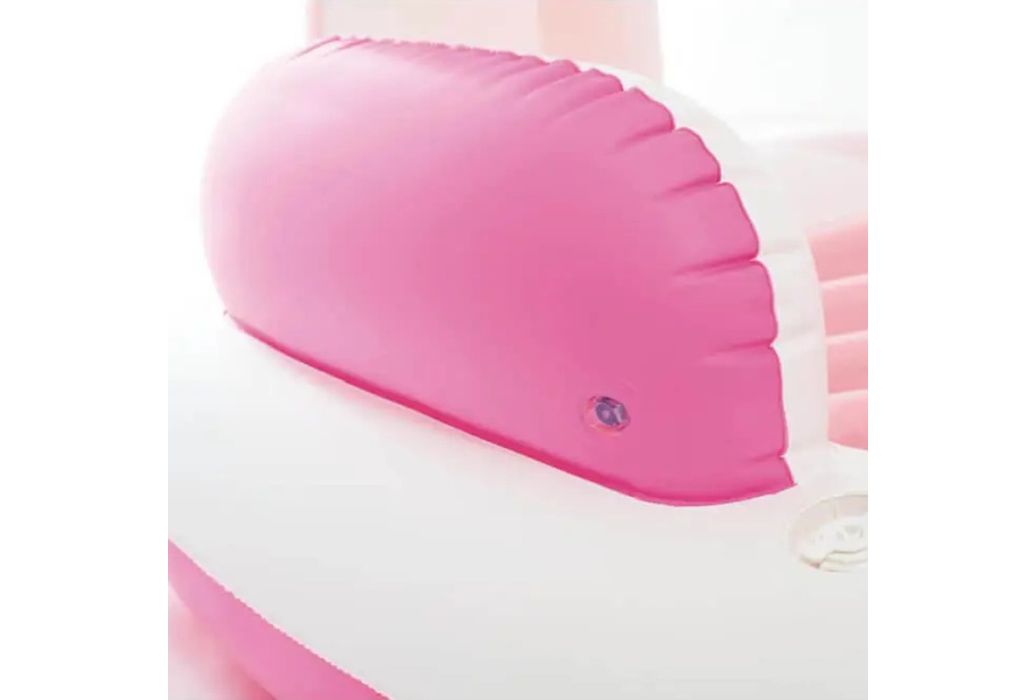 Intex roze opblaasbare boot detail