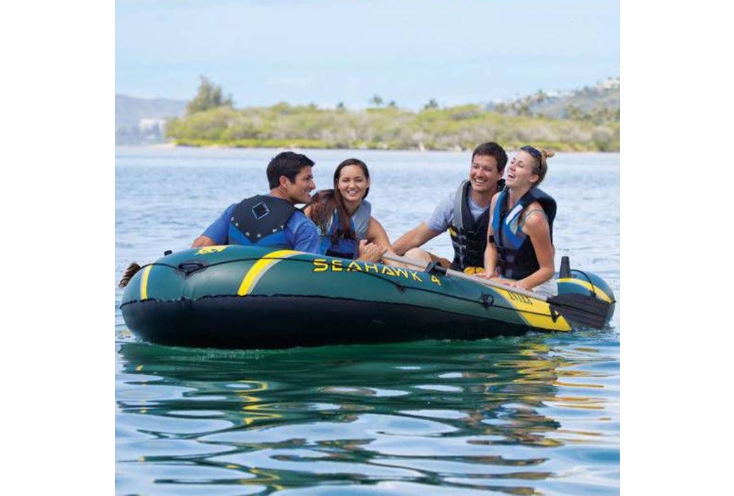 Intex Seahawk 4 set | 4 persoons in gebruik door vier personen